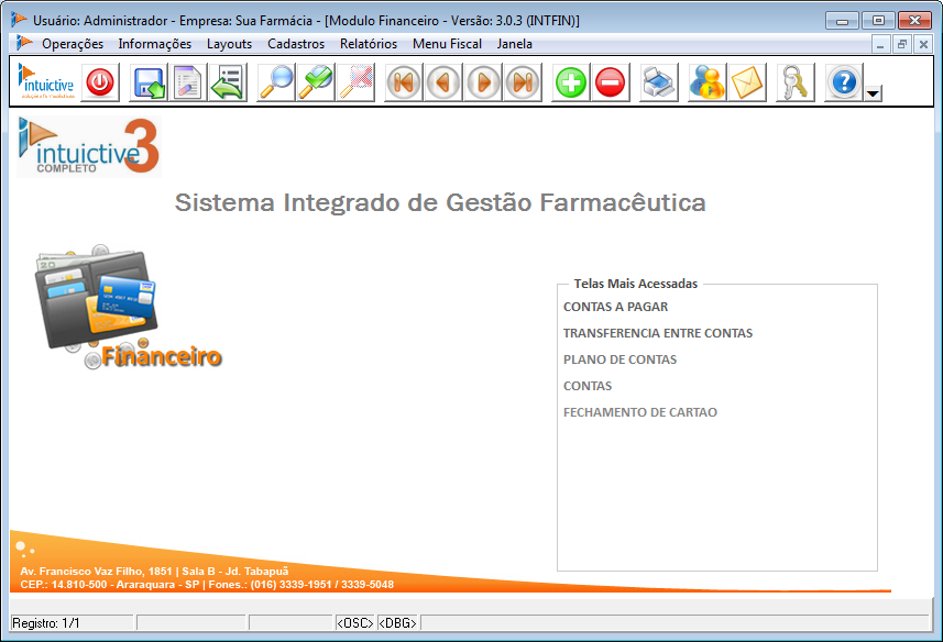 Módulo Integrador NFS-e - Intuictive Sistemas